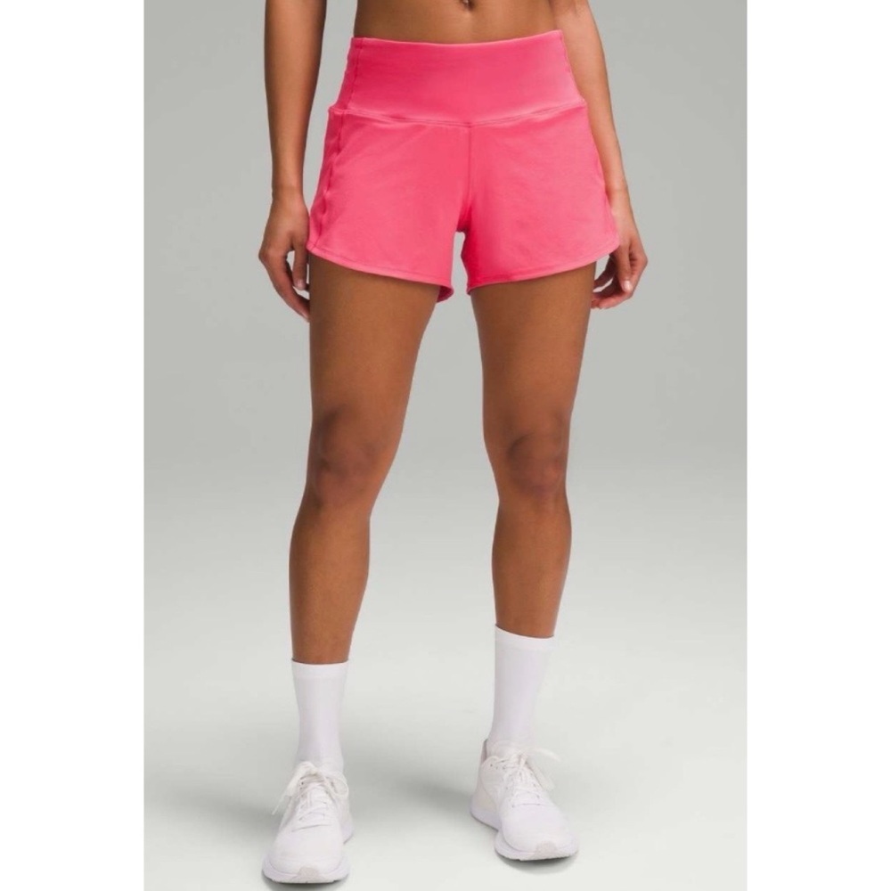 LULULEMON Glaze Pink Speed Up High Rise Lined Short 4”